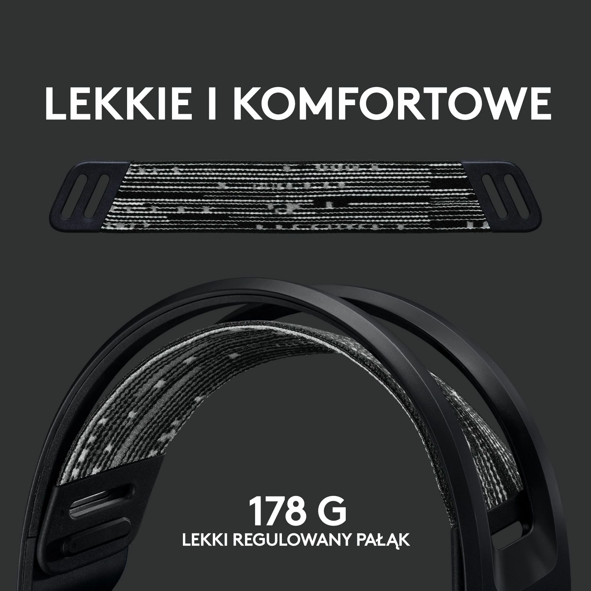 Kufje gaming Logitech G733 LIGHTSPEED 7.1 Wireless RGB, të zeza (981-000864)