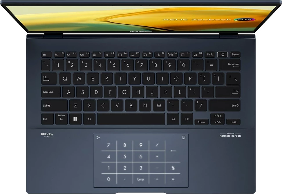 Laptop ASUS Zenbook 14 OLED UX3402VA-KN593X, Intel Core i7-13700H, 16GB RAM, 1TB SSD, Ponder Blue
