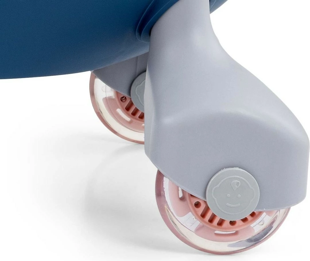 ride-on Milly Mally Gravity Gaiter 5927 4 rrota LED deri 50 kg blu e errët/rozë