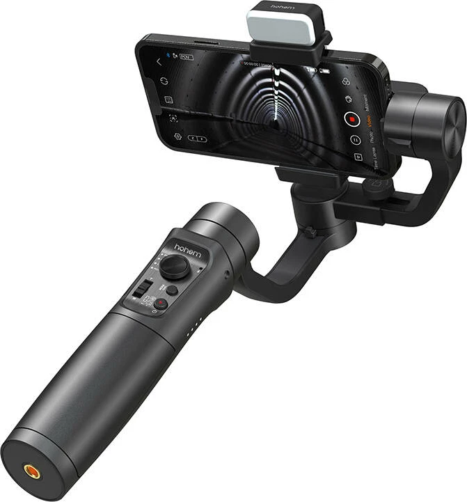 Gimbal Hohem iSteady Mobile+ Kit për telefona, i zi, me llambë LED
