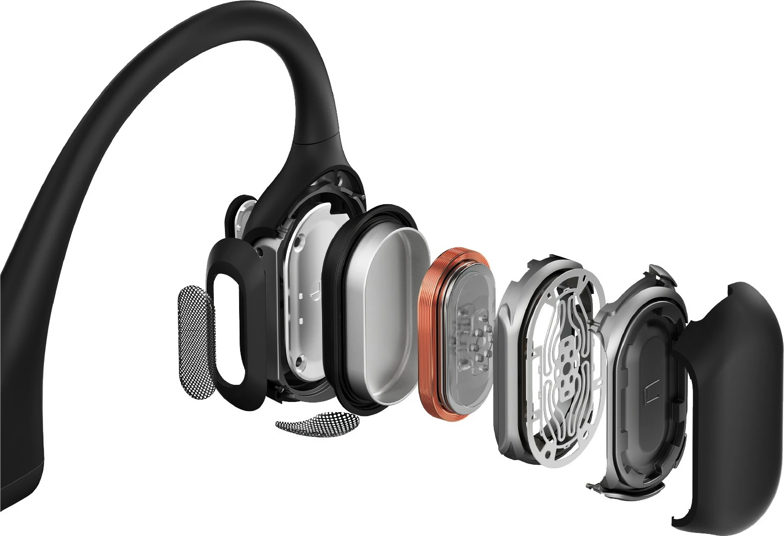 Kufje Shokz OpenRun Pro, Wireless, Sport, 20 - 20000 Hz, 29 g, E zezë