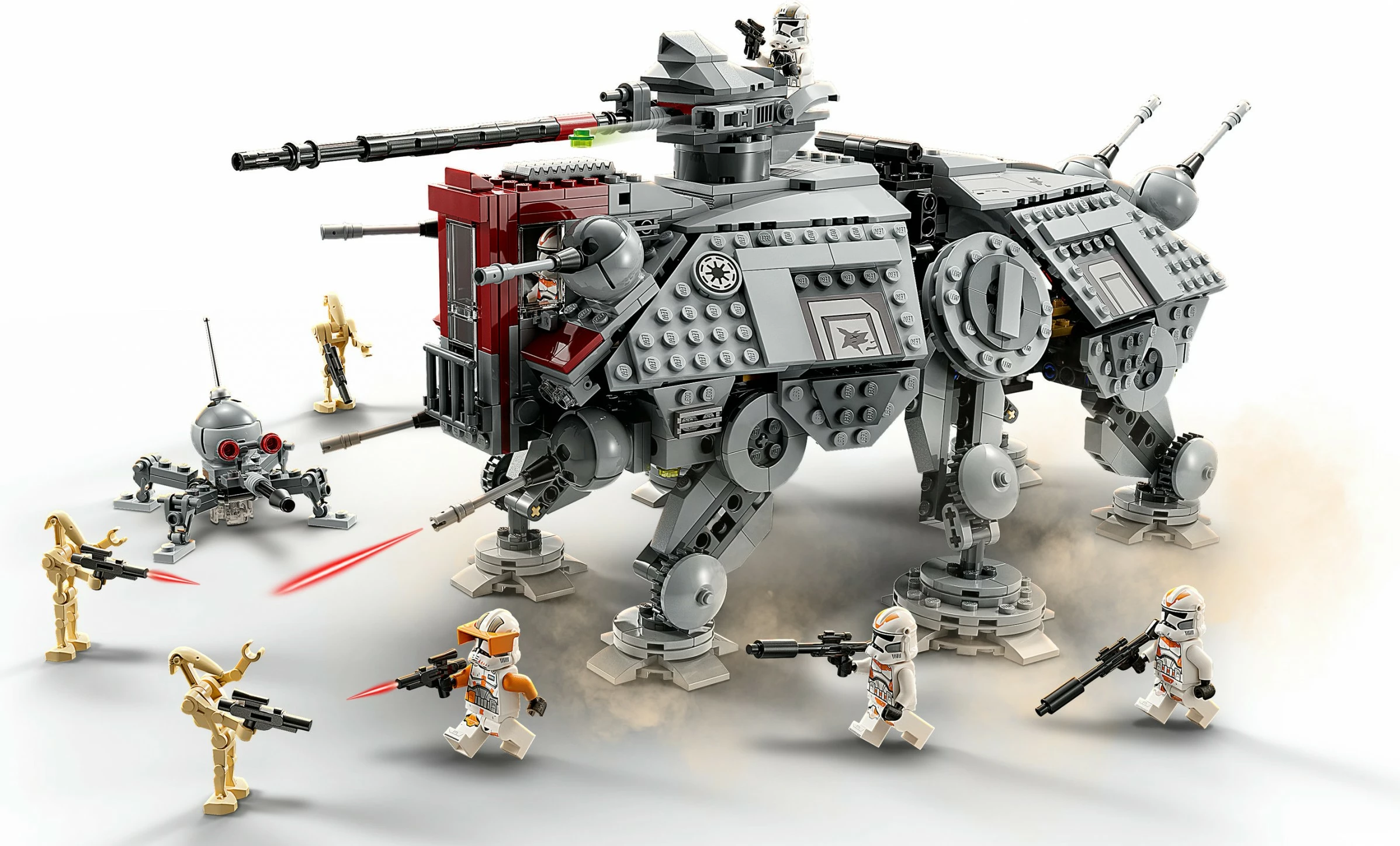 Set ndërtimi LEGO Star Wars AT-TE Walker, 1082 pjesë, Multingjyrësh