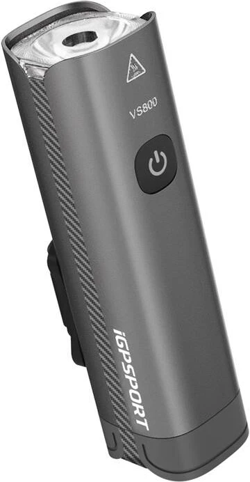 Dritë për biçikletë iGPSPORT VS800 smart, 800 lumen, 4000 mAh, e zezë