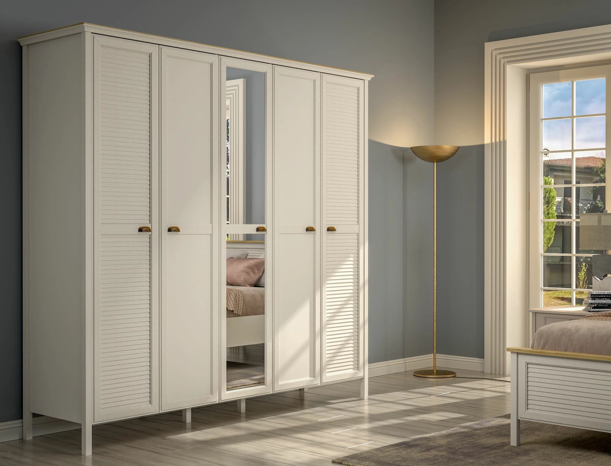 Dollap krem Skye Decor, FRN-21005