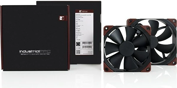 Ventilator kulle kompjuteri Noctua NF-F12 industrialPPC-2000 PWM, 12 cm, Zi, Kafe