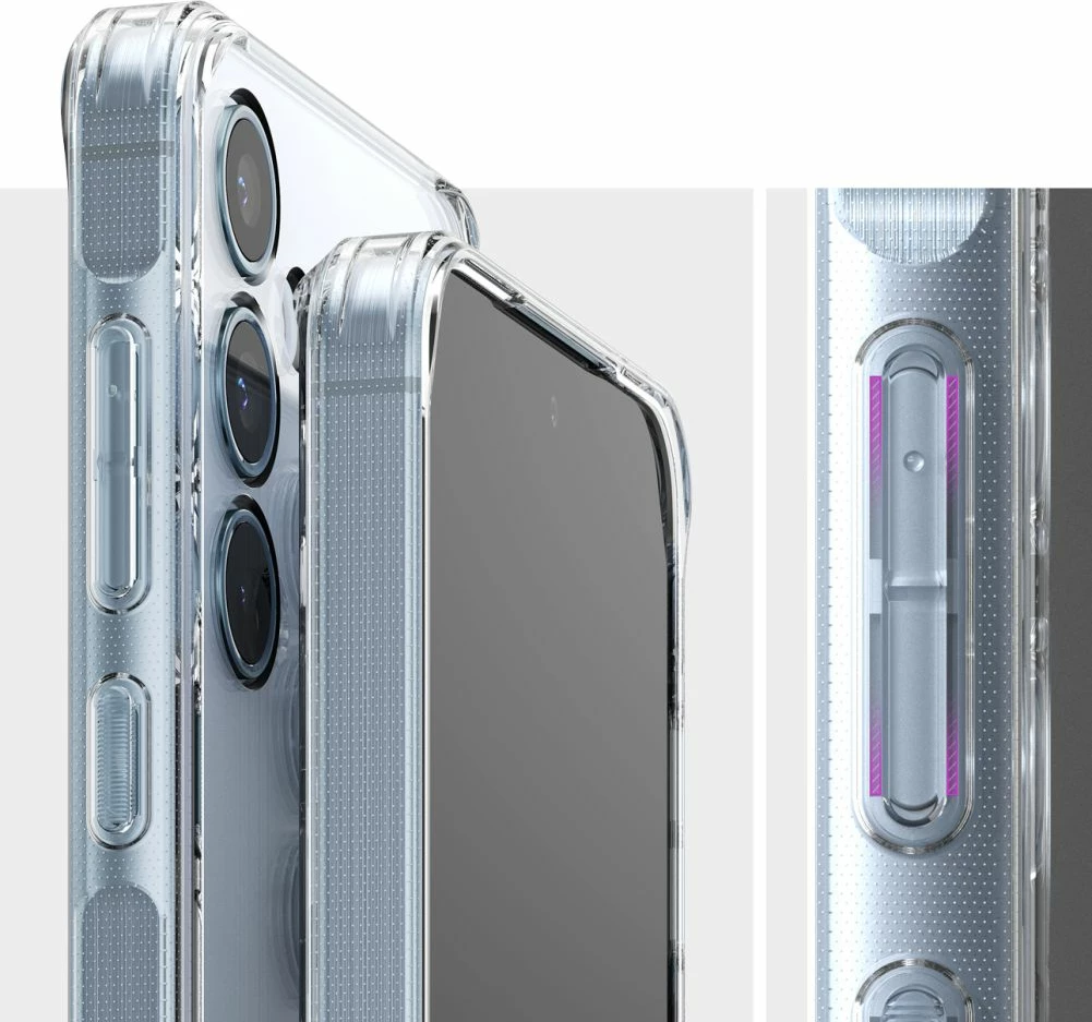 Mbështjellës Ringke Fusion për Samsung Galaxy A55 5G, Transparent