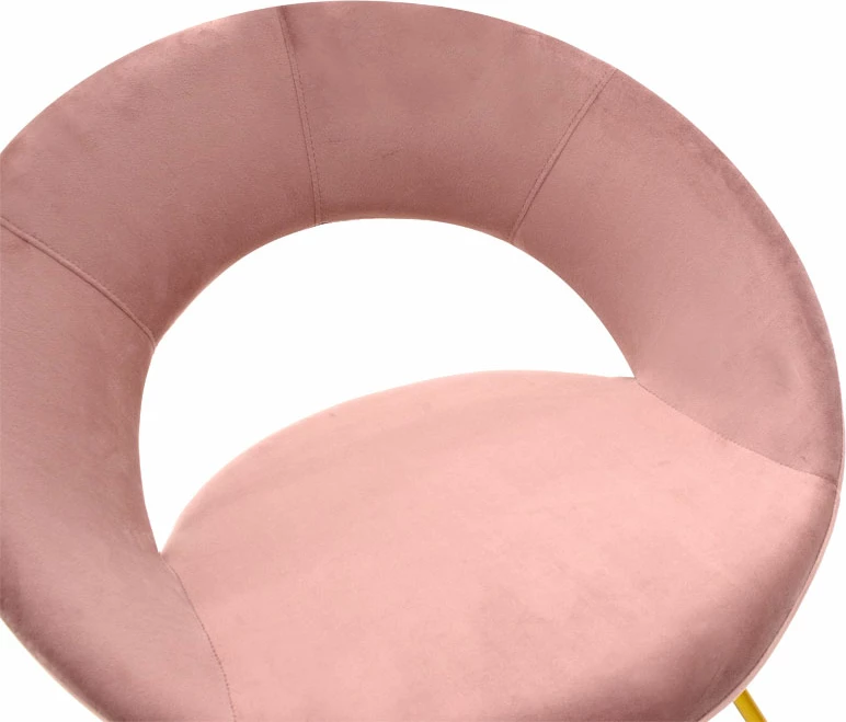 Karrige Valentina metalik e artë me kadife ngjyrë mollë e kalbur