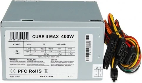 Furnizues energjie iBox cube II, 400 W, argjend
