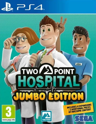 Lojë PS4 SEGA Two Point Hospital Jumbo Edition, 4 expansions + 2 content packs, PEGI 3