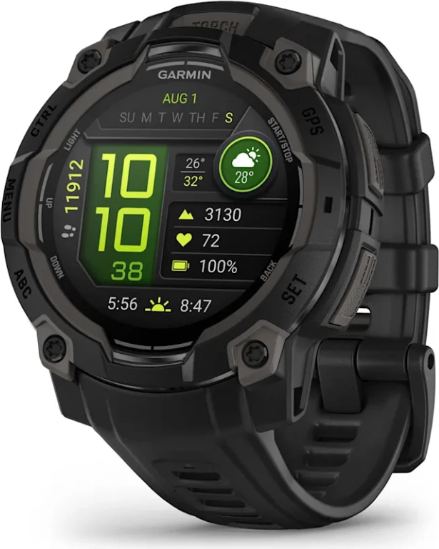 Smartwatch Garmin Instinct® 3 AMOLED, Black, 45 mm