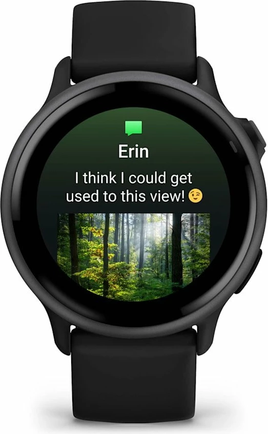 Smartwatch Garmin Vivoactive 6 (010-02985-00) 1.2\" AMOLED GPS NFC Wi‑Fi 5ATM, e zezë