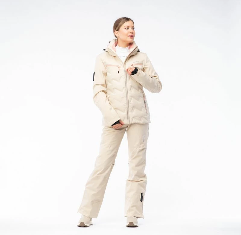 Jakne dimri për femra Iguana, bezhë