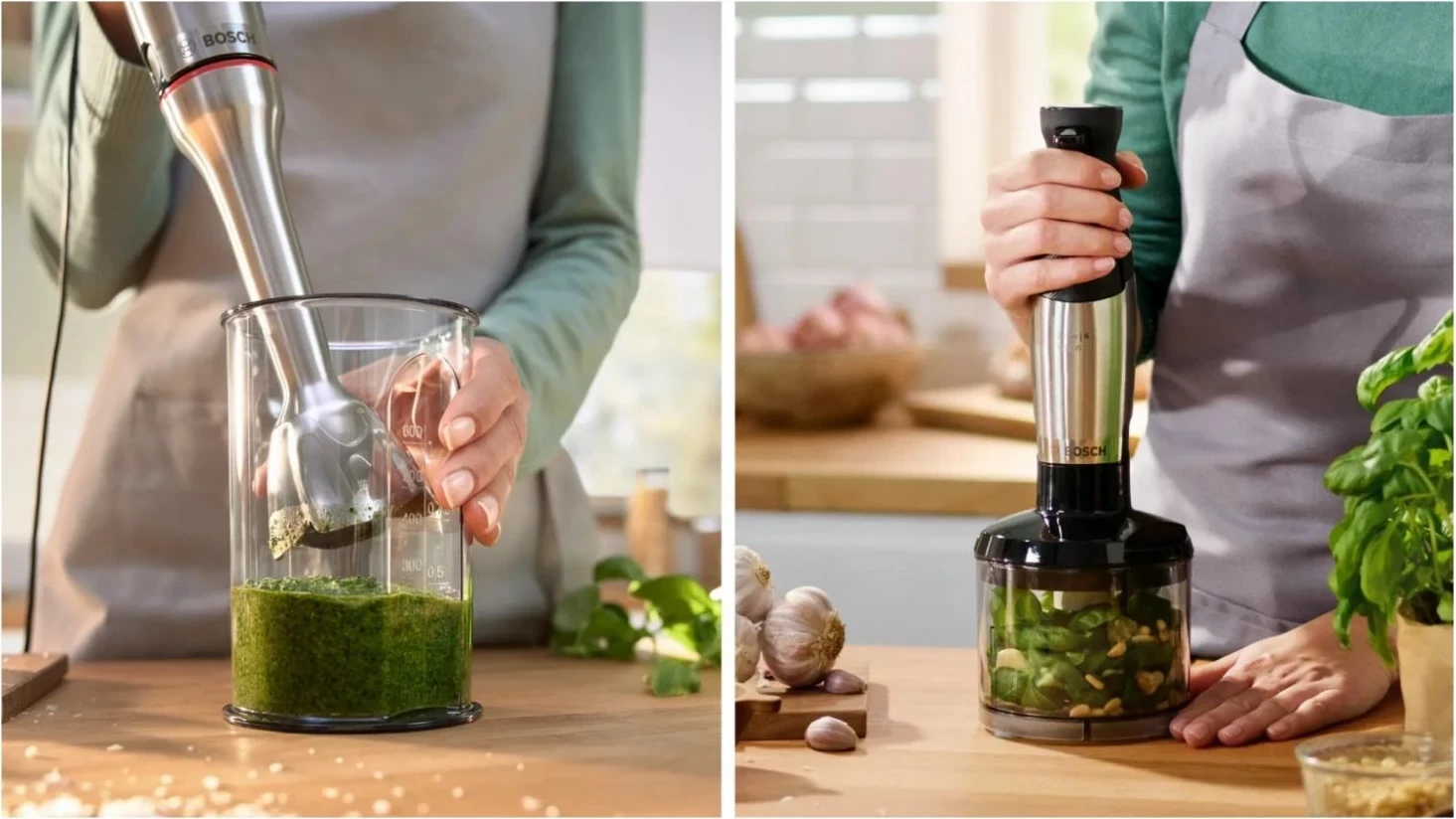 Blender dore Bosch ErgoMaster MSM6M820, 1200W, zi-argjendtë