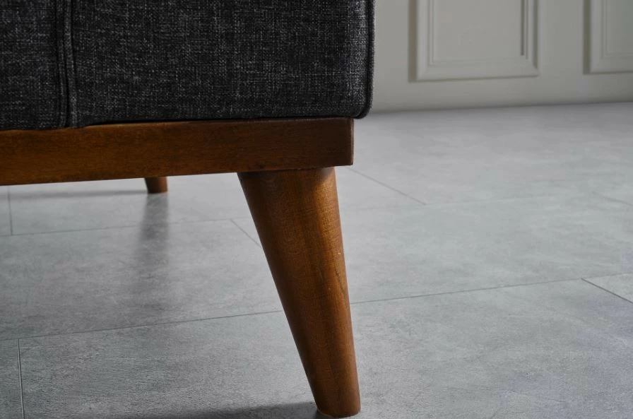 Divan-krevat treshe, ngjyrë antracit, Cofi 3 Seater