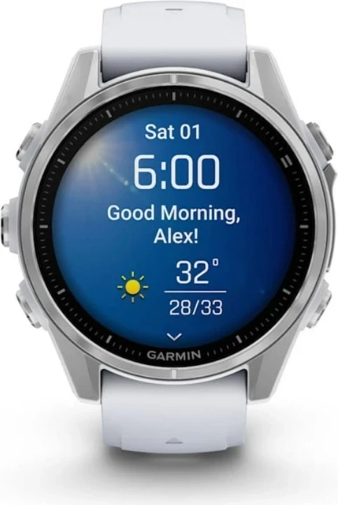 Smartwatch Garmin Fenix 8, 43 mm, AMOLED, 32 GB, GPS, Argjendtë