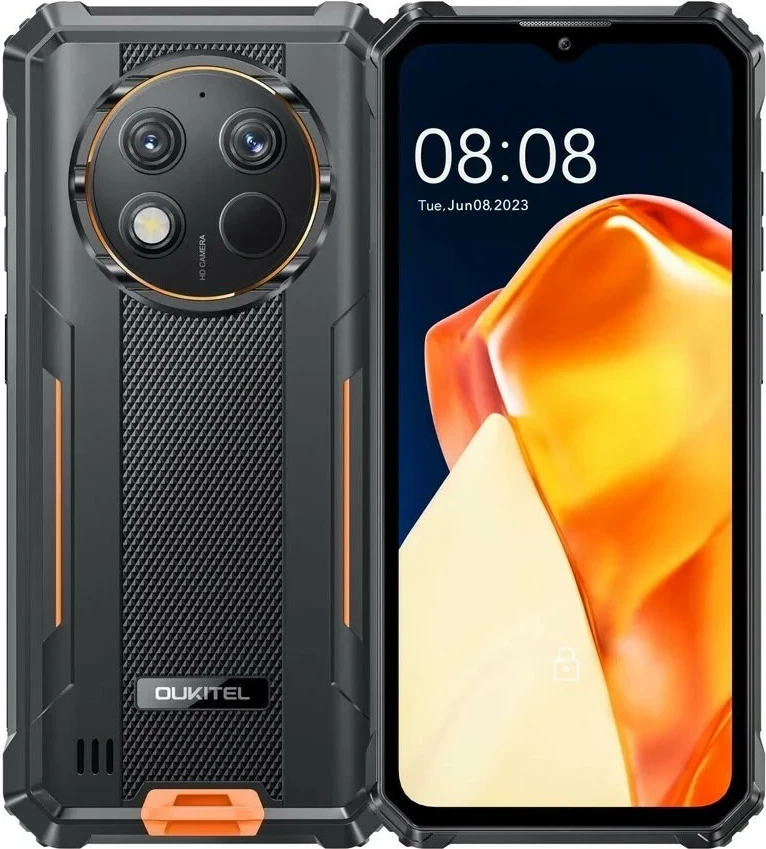 Celular Oukitel G1 6/256GB 10600mAh Dual SIM portokalli