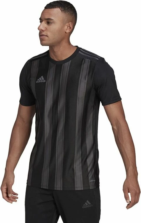 Fanellë futbolli për meshkuj adidas, e zezë dhe gri