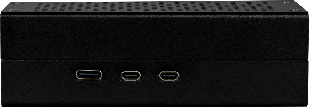Kasë alumini Raspberry Pi PI5, M.2 HAT, e zezë