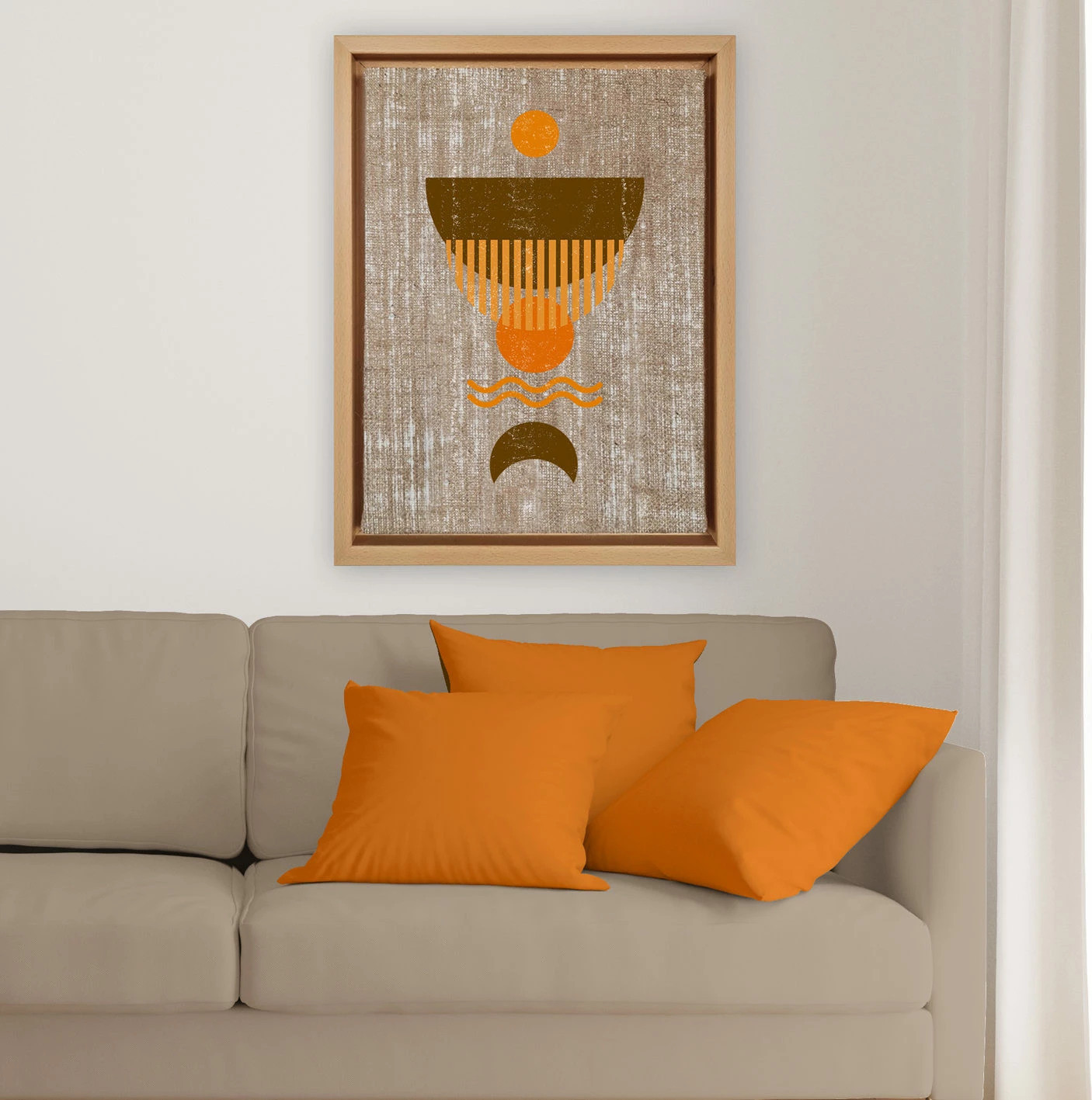 Pikturë dekorative në kanavacë, shumëngjyrëshe, Wallity, LNJ11803389440, 36x46cm
