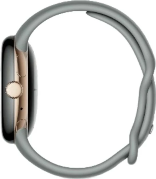 Smartwatch Google Pixel Watch 41mm 4G, kasë champagne gold, rrip hazel