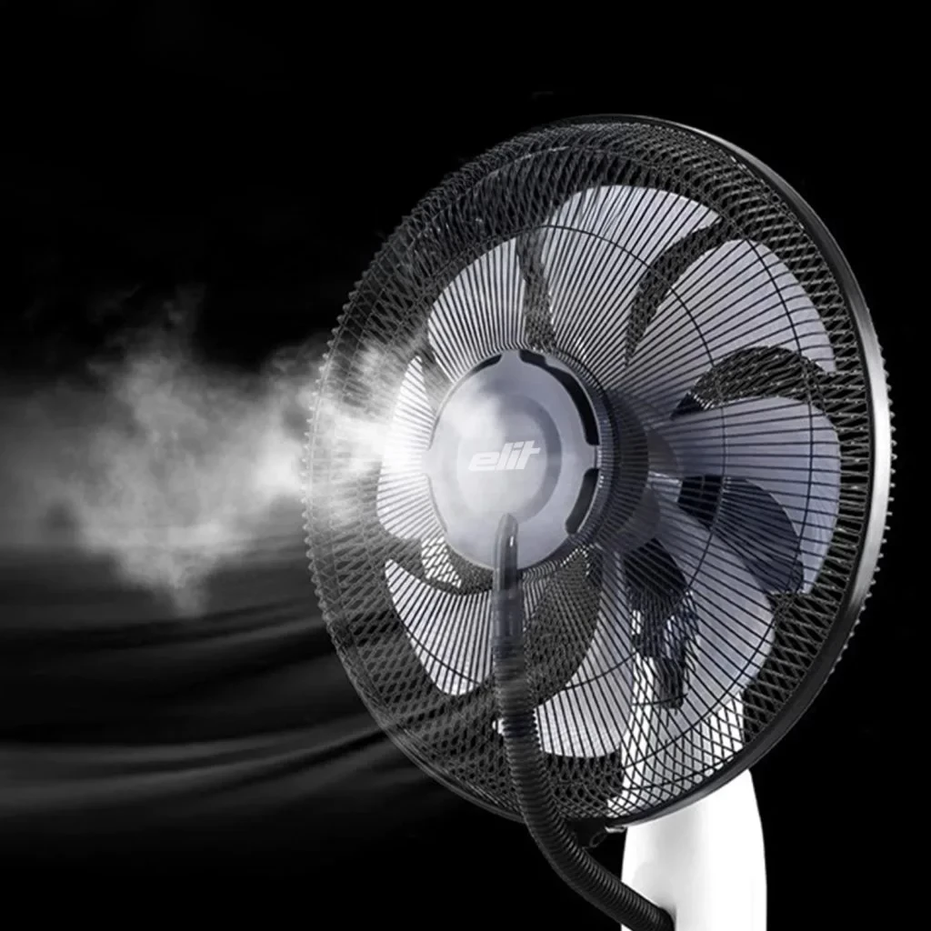 Ventilator me mjegullues Elit FMS-4025WH 16" 75W depozitë uji 2.8L 3 shpejtësi oscilim telekomandë bardhë