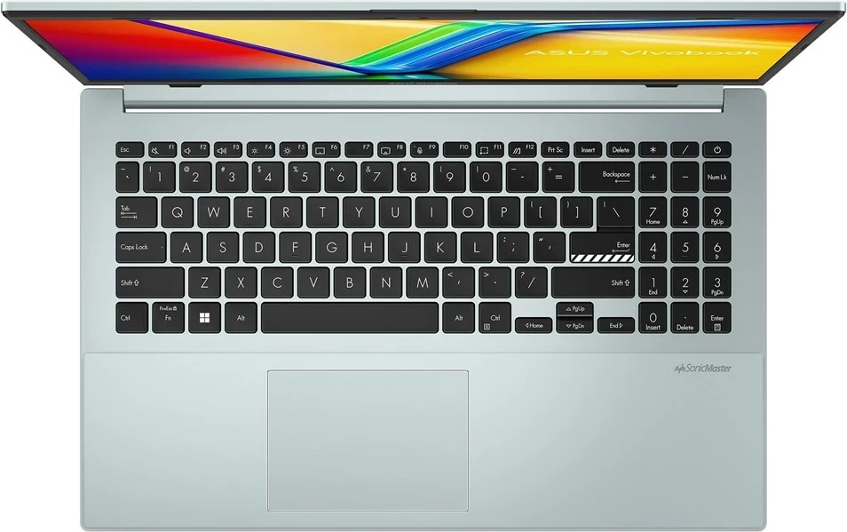 Laptop ASUS Vivobook GO 15 OLED E1504FA-L1248W, Ryzen 5 7520U, 16 GB RAM, 512 GB SSD, Gjelbër