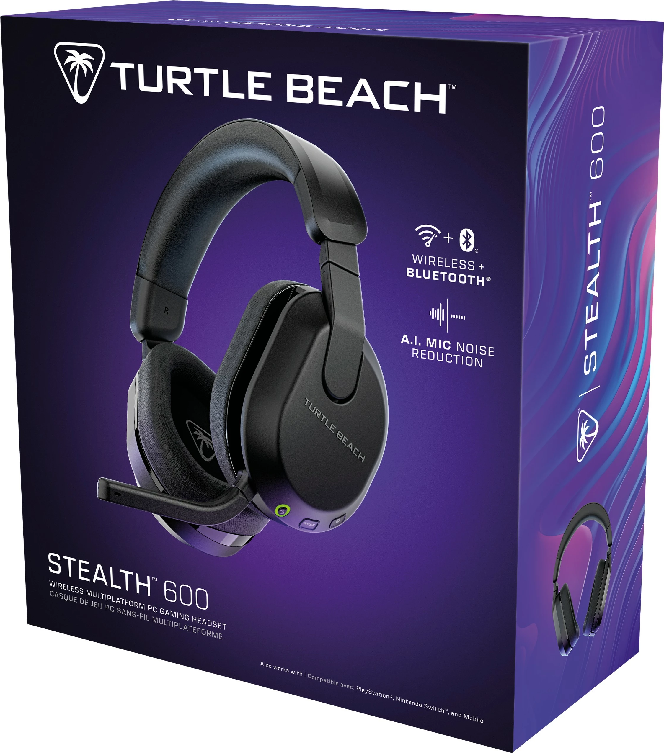 Kufje Turtle Beach Stealth 600 Gen 3, Wireless, Gaming, 20 - 20000 Hz, E zezë