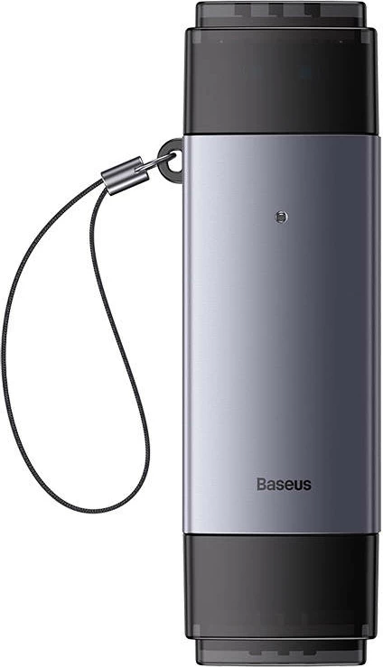 Lexues kartelash Baseus Lite Series WKQX060113, USB + USB-C, SD/TF, Gri