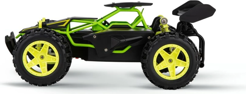 Makina me telekomandë Carrera RC Lime Buggy, 23 cm, e zezë dhe e gjelbër