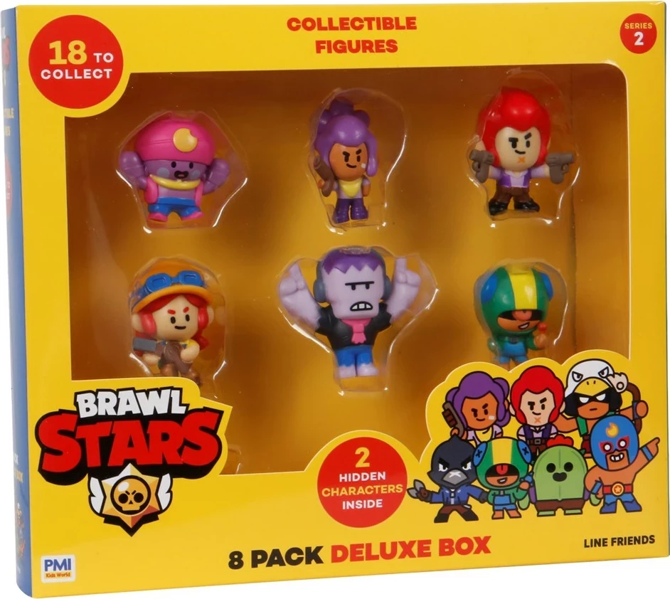 Set figurash koleksionuese Brawl Stars P.M.I. Kids World, 8 copë, Deluxe Box, S2