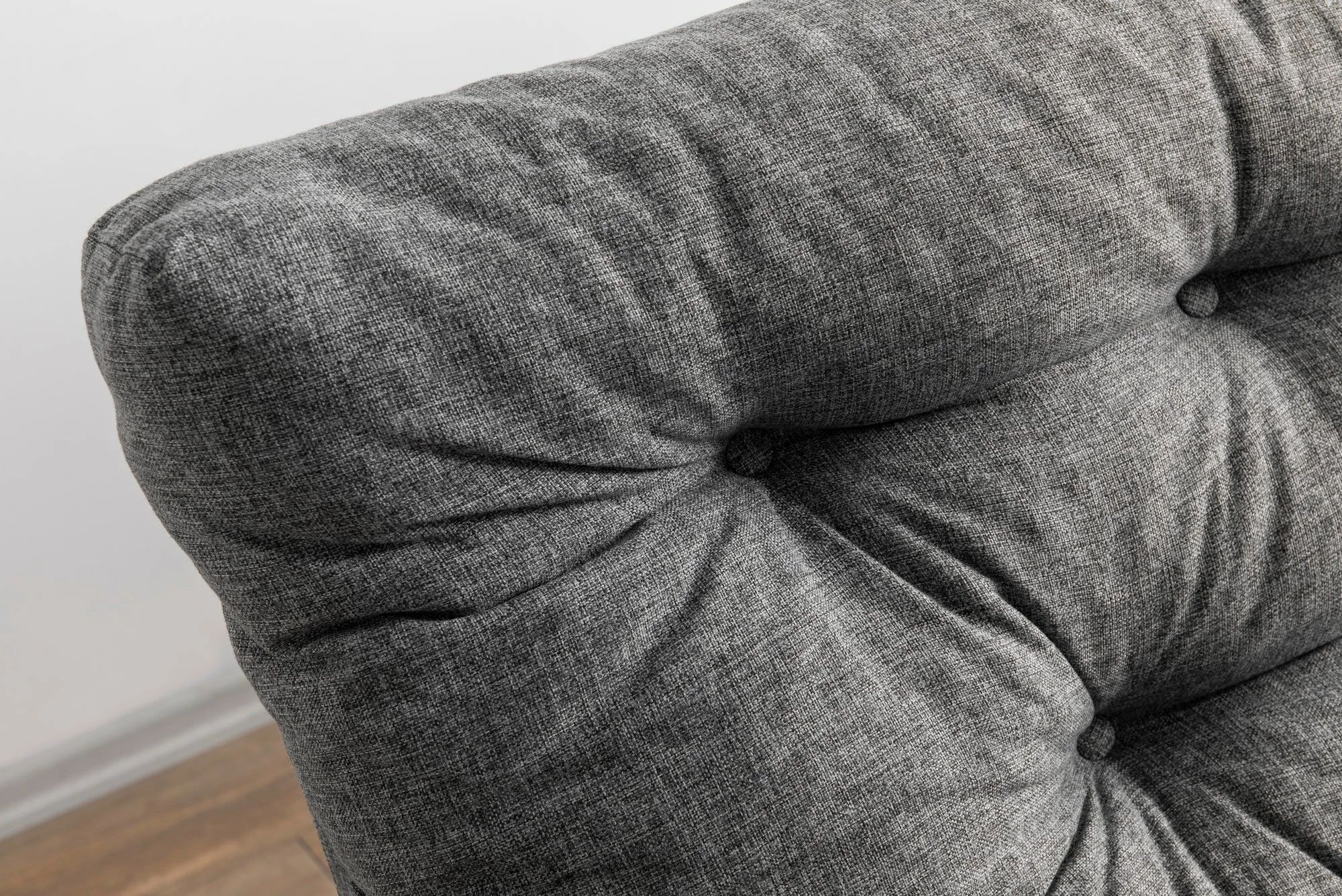 Divan-krevat treshe Atelier del Sofa, Saki, ngjyrë gri e çelët