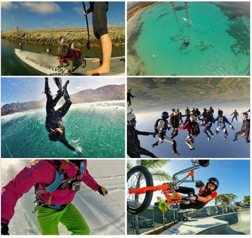 Set aksesorësh për kamera sportive Puluz PKT11, 20 pjesë, universal