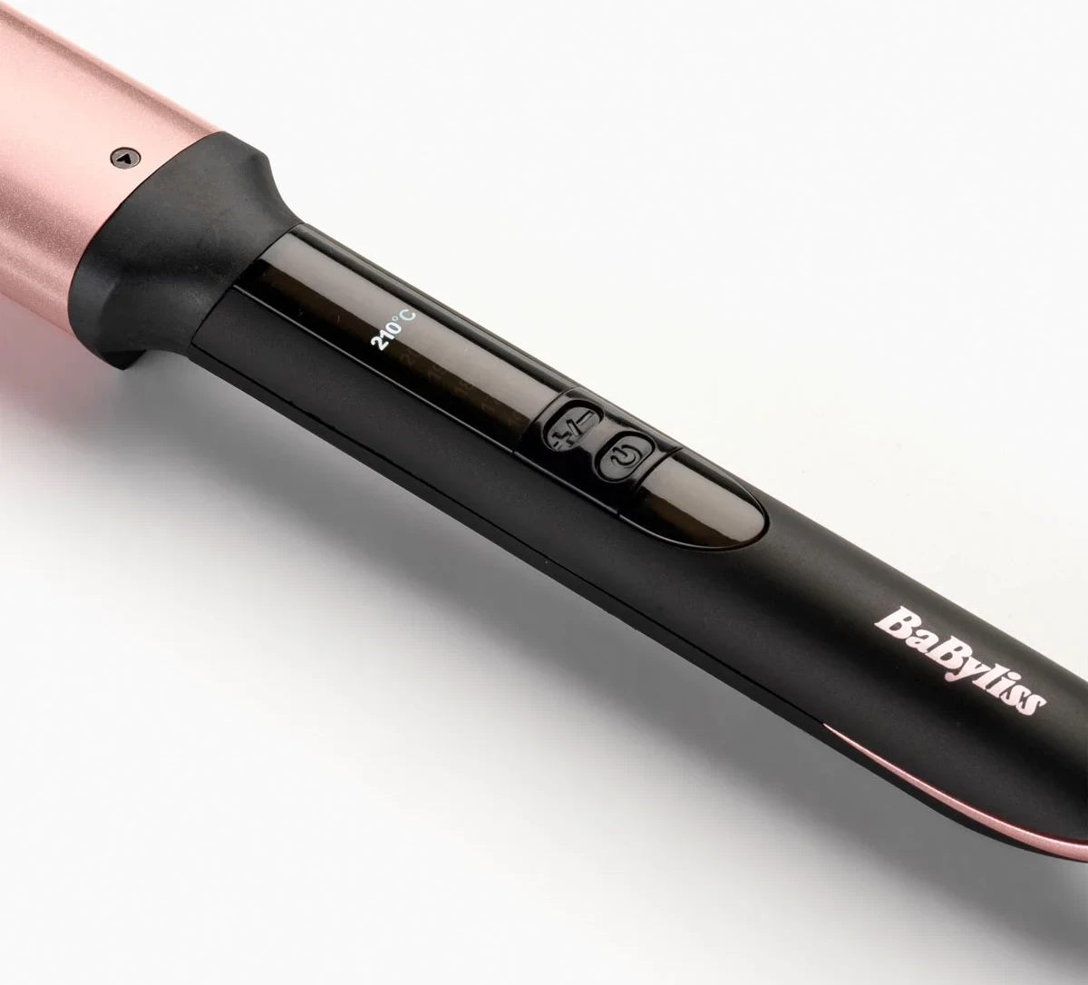 Ondulues flokësh, BaByliss C457E, 28mm, 160-210°C, quartz-ceramik, automatik ndalesë, rozë e artë/zezë
