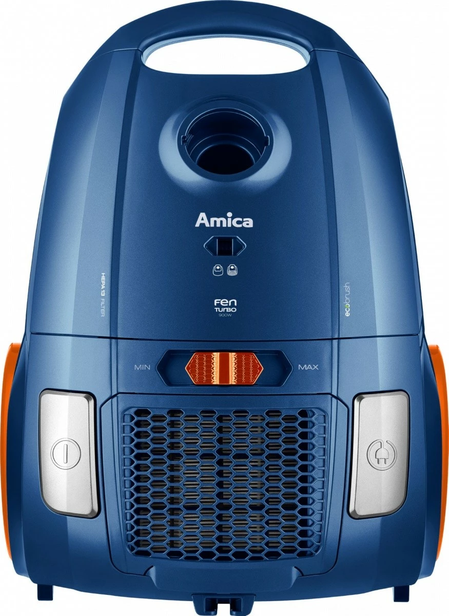 Fshesë me korent me qese Amica FEN TURBO VM2062, HEPA 13, 3L, 900W, Kaltër e errët