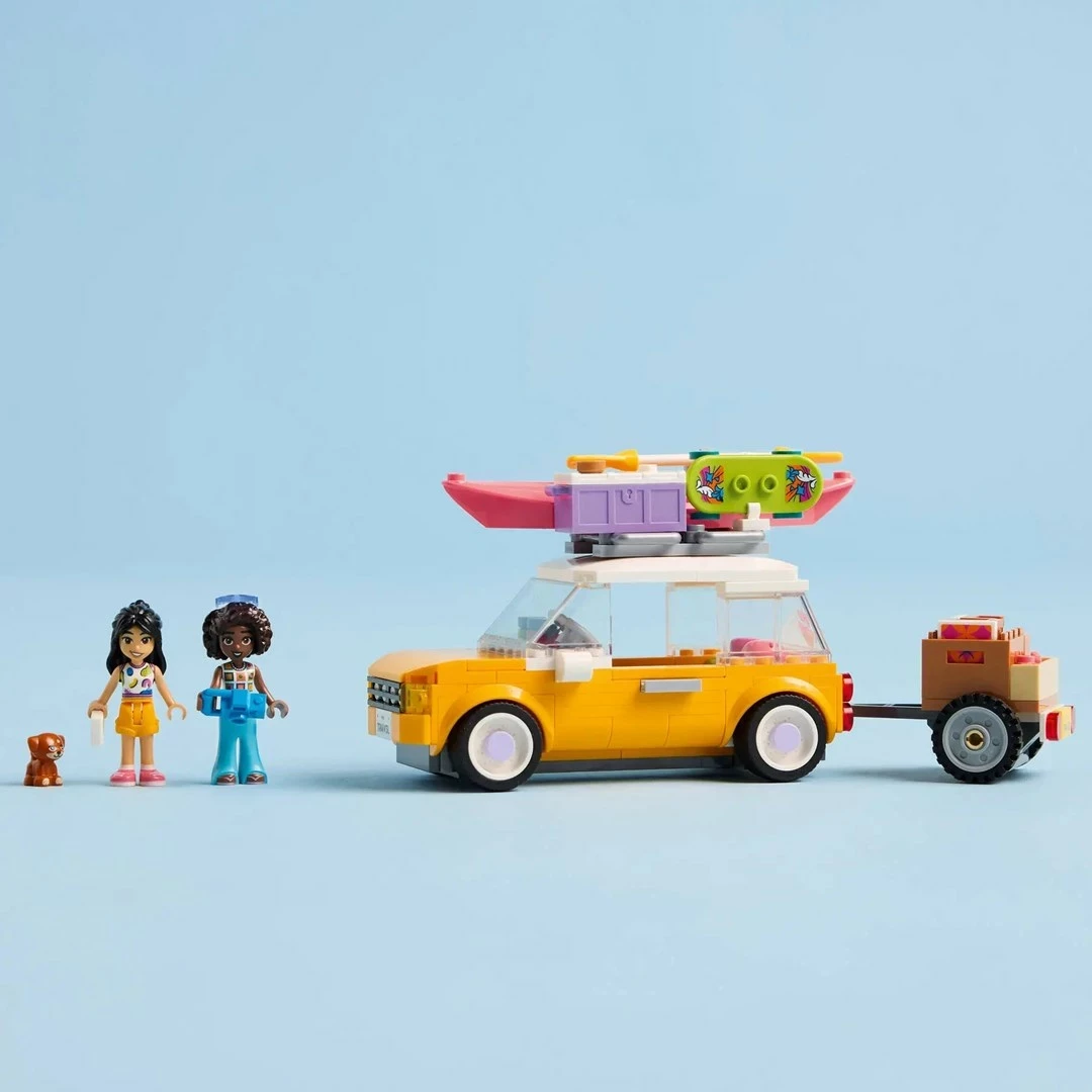 Set LEGO Friends Friendship Road-Trip Travel Car 42659, 220 pjesë, me 2 minifigura, për fëmijë 6+