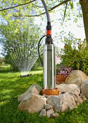 Pompë zhytëse për pus të thellë Gardena INOX 6000/5 (1492-20), 950W, 6000 l/h, 5 bar, 50 m, kabllo 22 m, inoks