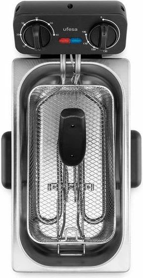 Fritezë UFESA Crusty Fry 3000 3 L 2000 W, inox/e zezë