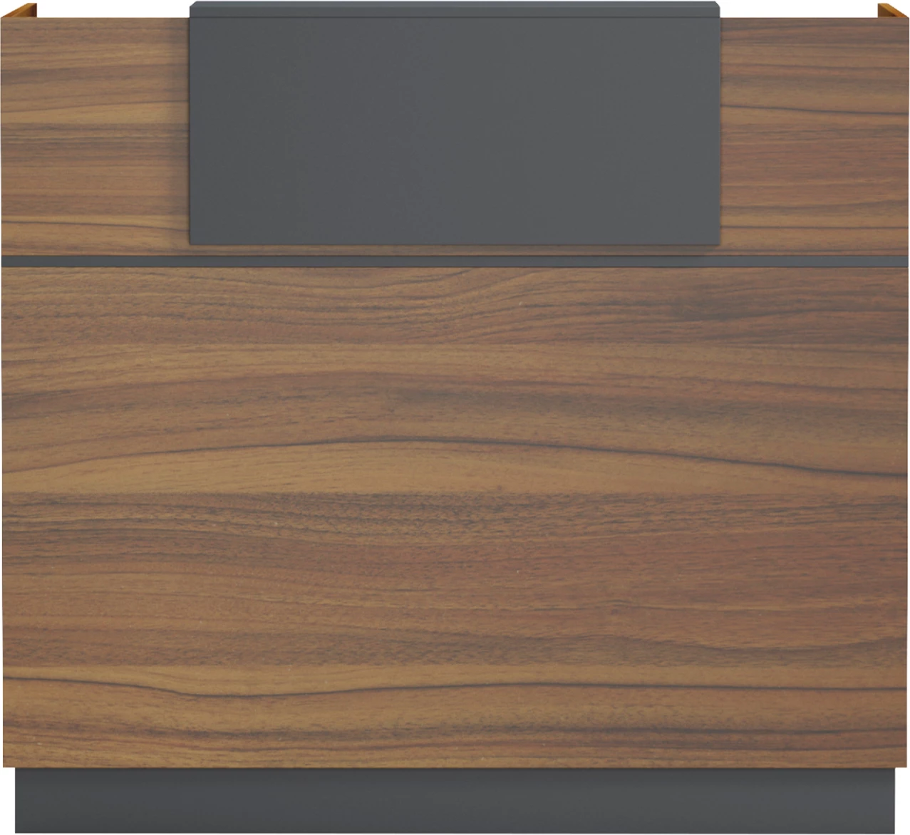 Banak recepsioni profesional BARRY, ngjyrë arrë/gri, FH2152.03, 120x70x110cm