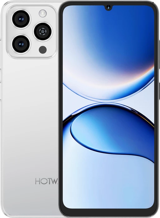 Celular HOTWAV A16 Pro Max 3/64GB 6.75\" 120Hz 5160mAh Dual SIM USB-C, i bardhë