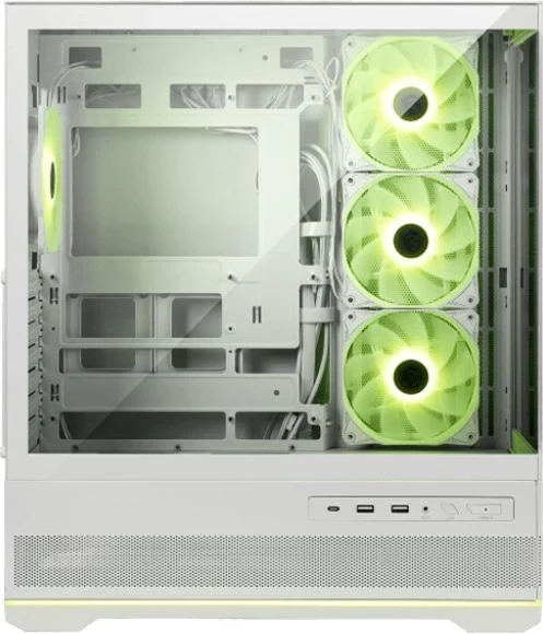Kasë MSI MAG PANO 110R PZ, Midi Tower, xham i temperuar, e bardhë