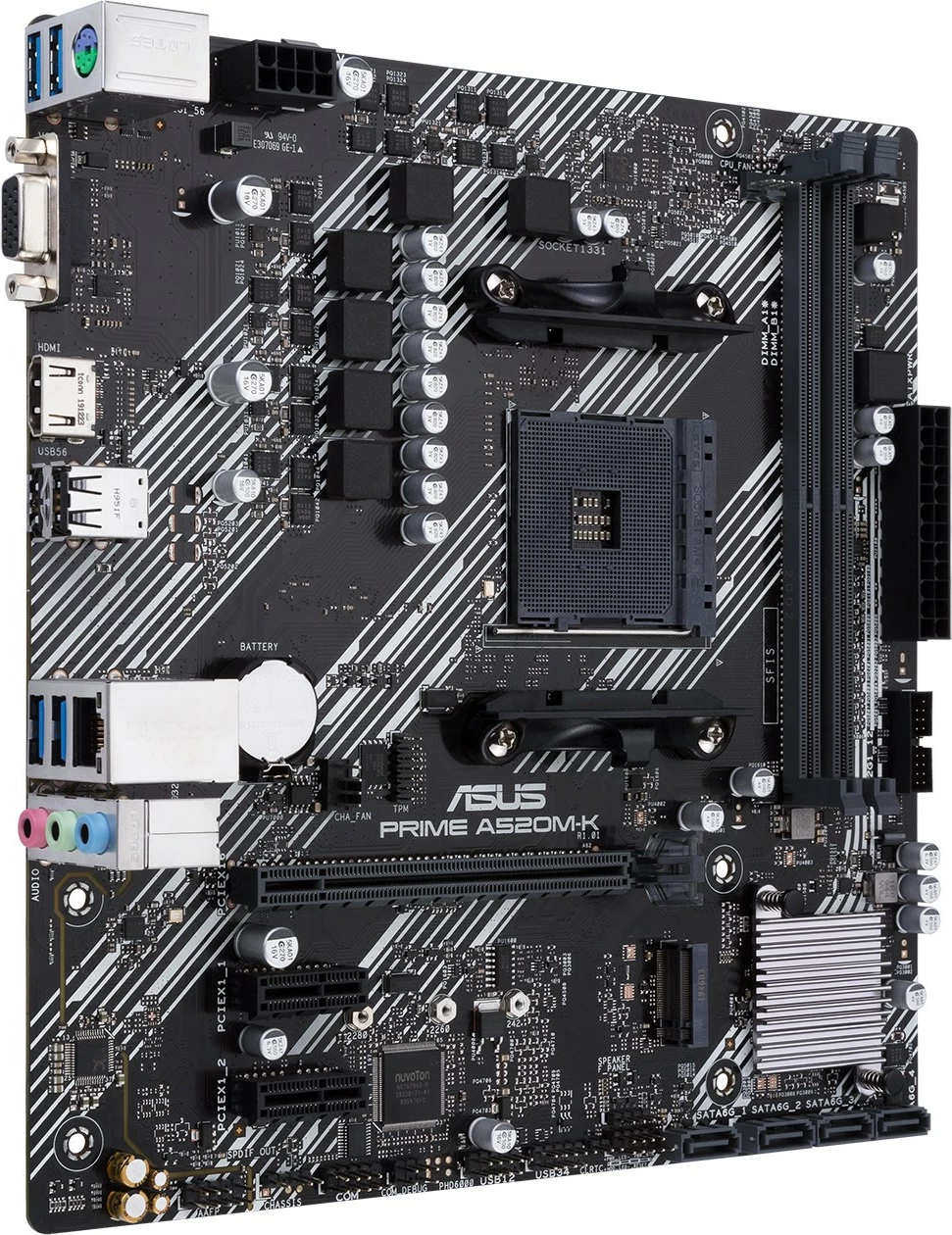 Pllakë amë ASUS PRIME A520M-K, Socket AM4, micro ATX