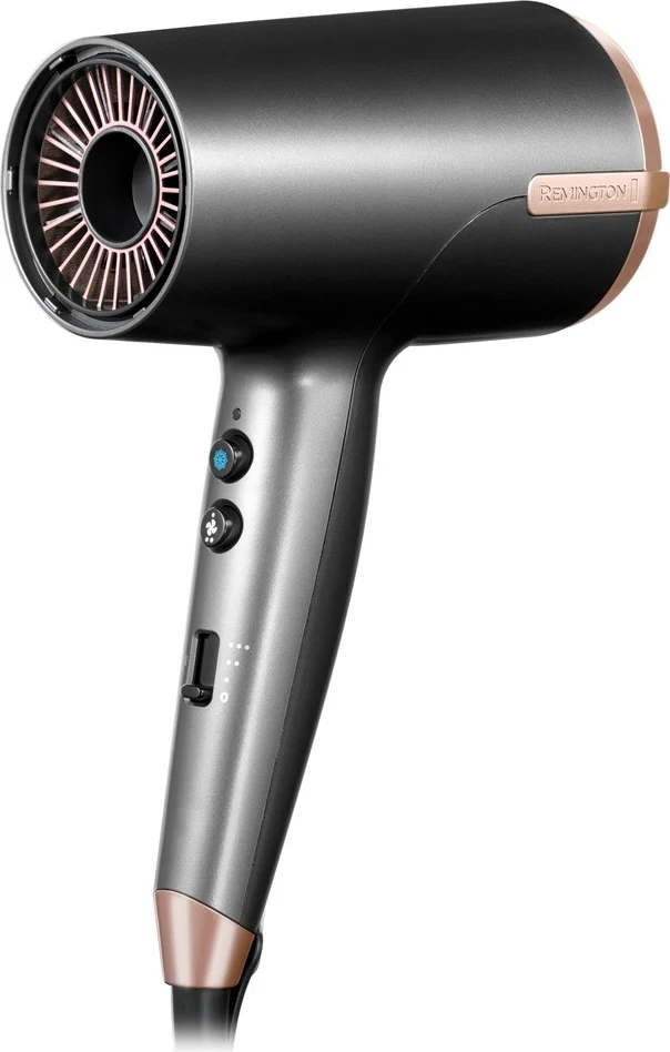 Tharëse flokësh Remington D6077, 2000 W, Bronzi, Gri