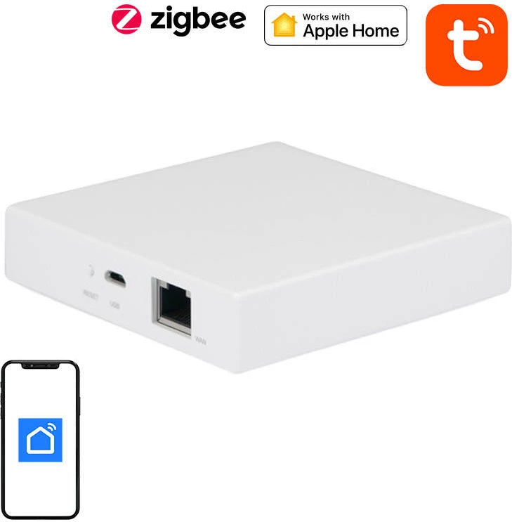 Gateway smart Neo NAS-ZW06WM, ZigBee, Matter, Tuya, i bardhë