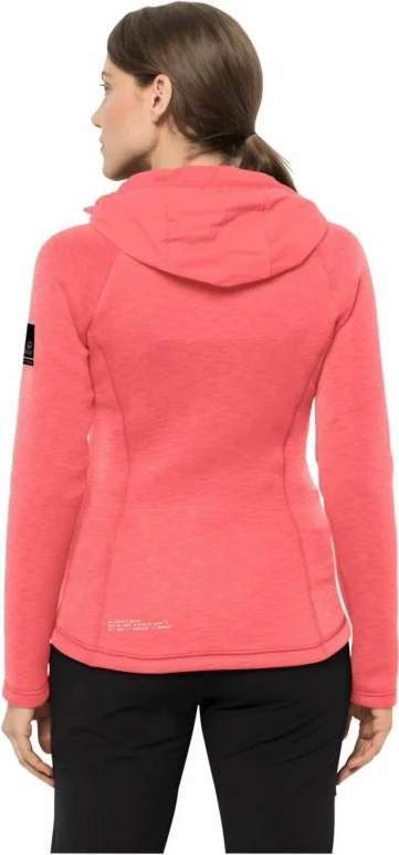 Jakne Jack Wolfskin për femra, portokalli