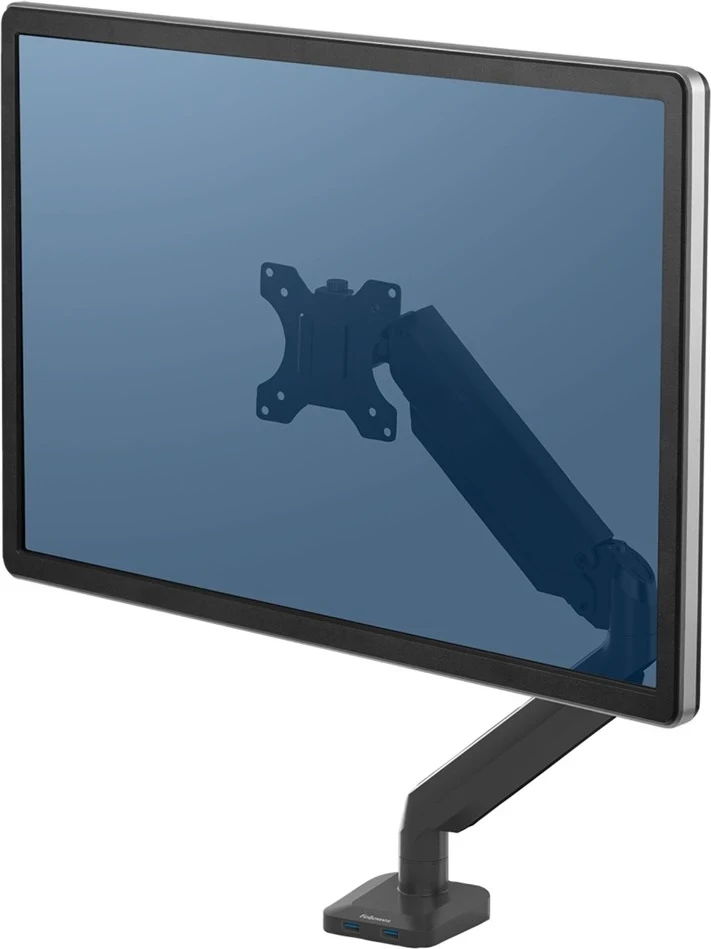 Mbajtëse për monitor Fellowes Ergonomics, 32", e zezë
