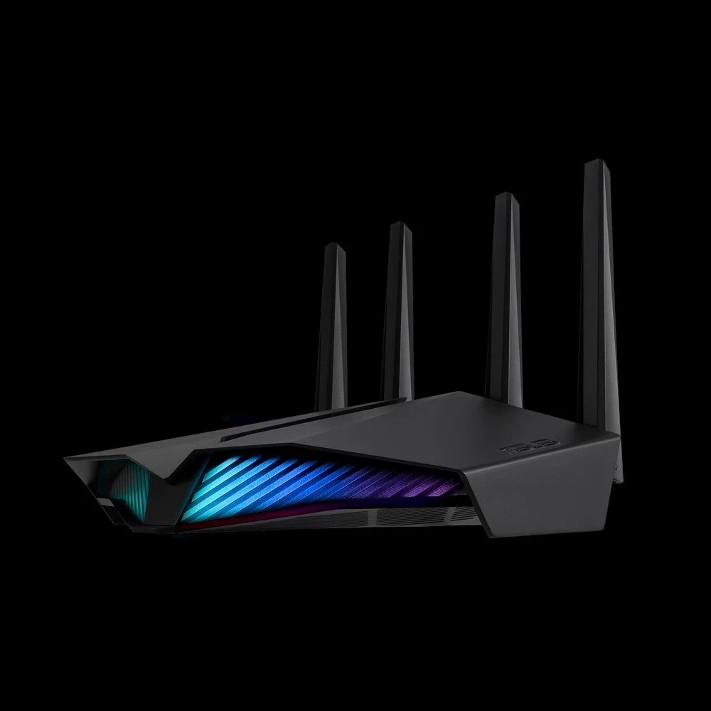 Router ASUS RT-AX82U, wireless, Gigabit Ethernet, Dual-band (2.4 GHz / 5 GHz), i zi