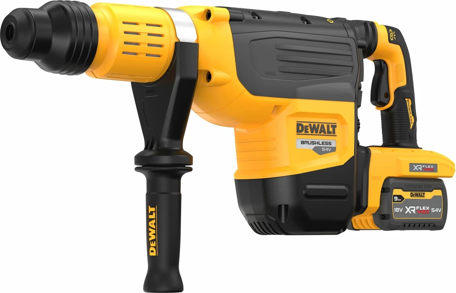 Çekiç shpues SDS Max, DeWalt DCH775X2, 54V FlexVolt, 52 mm, me 2 bateri + karikues + valixhe