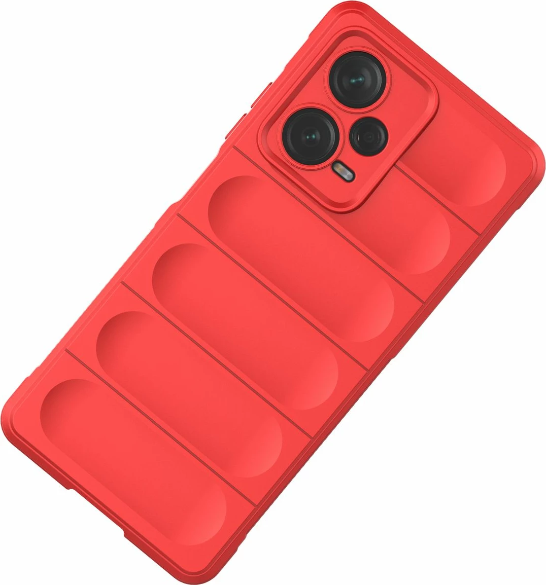 Mbështjellës Hurtel Magic Shield Case për Xiaomi Redmi Note 12 Pro+, i kuq
