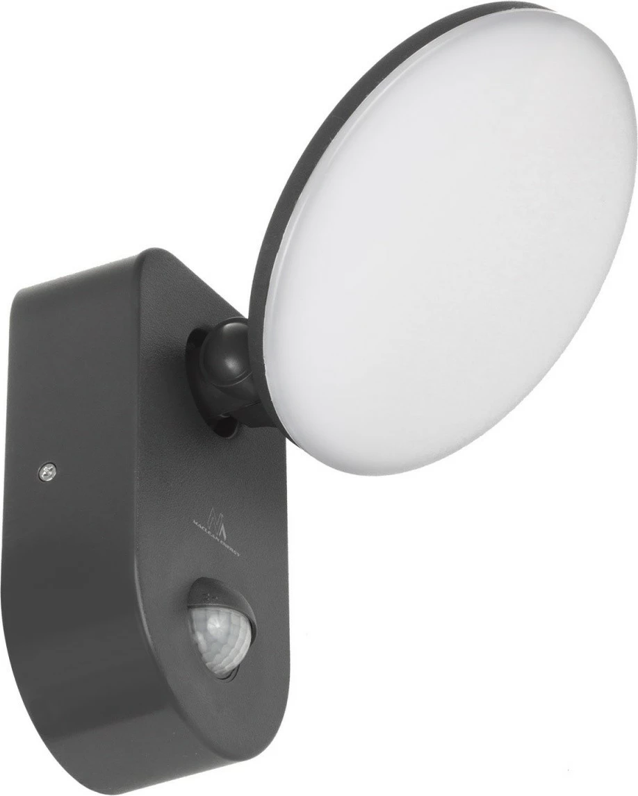 llambë muri LED me sensor PIR, Maclean MCE367, 4000K, IP65, 220-240V AC