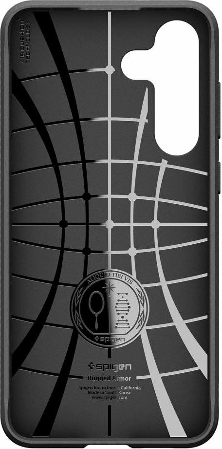 Mbështjellës Spigen Rugged Armor për Samsung Galaxy S25 FE, TPU, karikim pa tela, Matte Black, 1 copë